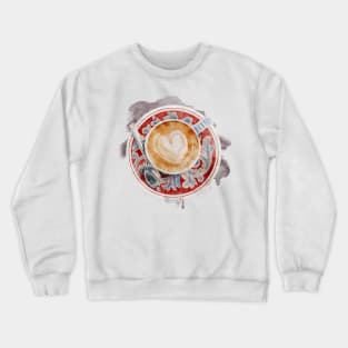 Moroccan Latte Watercolor Crewneck Sweatshirt